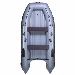Лодка надувная ПВХ Адмирал 410, НДНД, серый