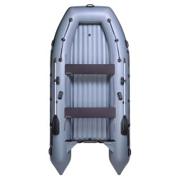 Лодка надувная ПВХ Адмирал 410, НДНД, серый