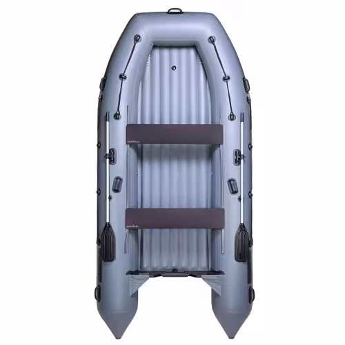 Лодка надувная ПВХ Адмирал 410, НДНД, серый