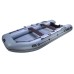 Лодка надувная ПВХ Адмирал 410, НДНД, серый