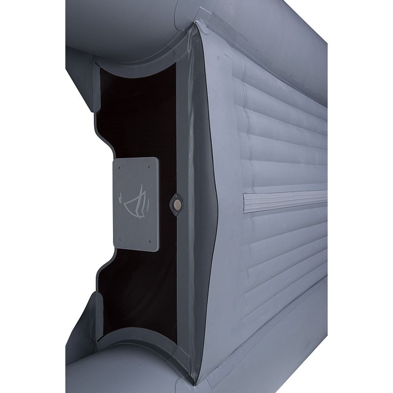 Лодка надувная ПВХ Адмирал 410, НДНД, серый