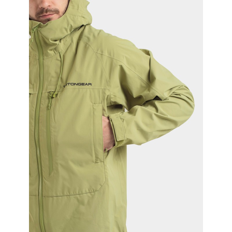 Костюм мужской Triton Gear Pike, ткань SoftTaslan, зеленый, размер 48-50, 170-176 см