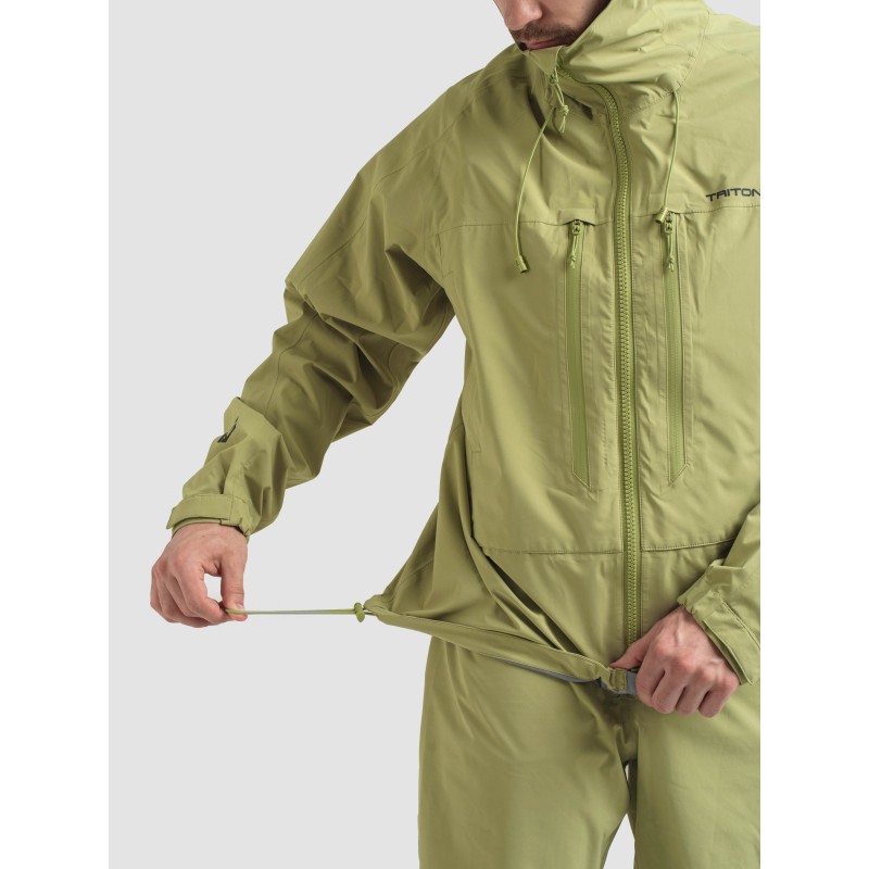 Костюм мужской Triton Gear Pike, ткань SoftTaslan, зеленый, размер 48-50, 182-188 см