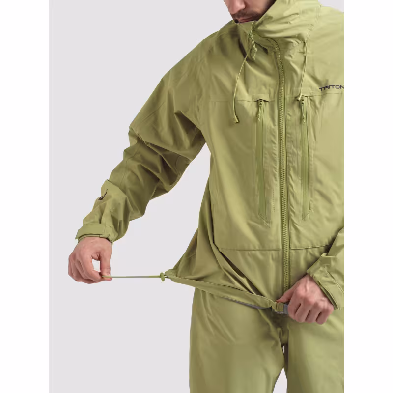 Костюм мужской Triton Gear Pike, ткань SoftTaslan, зеленый, размер 52-54, 170-176 см