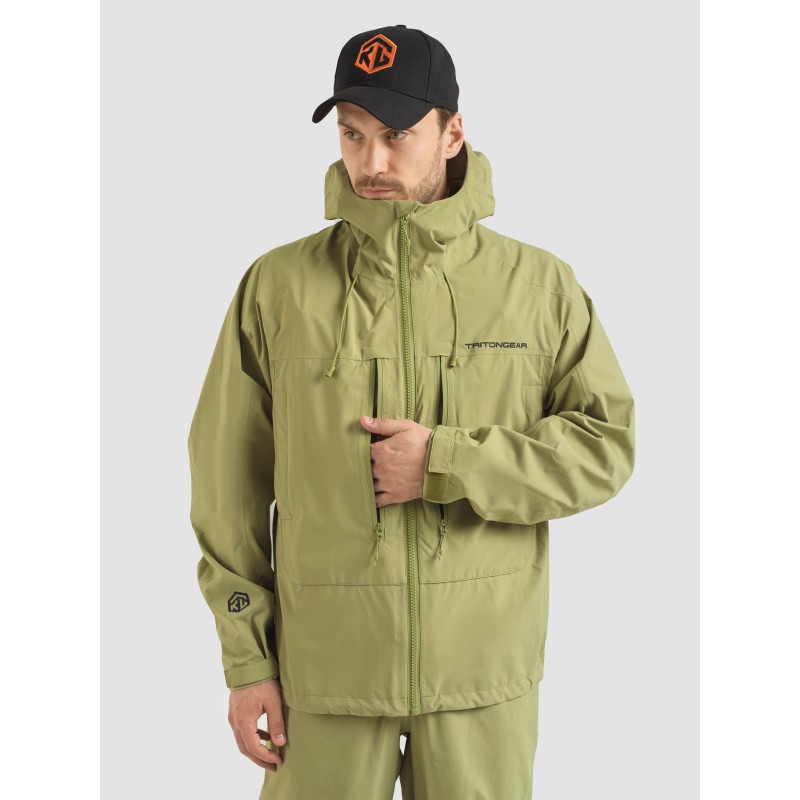 Костюм мужской Triton Gear Pike, ткань SoftTaslan, зеленый, размер 56-58, 170-176 см