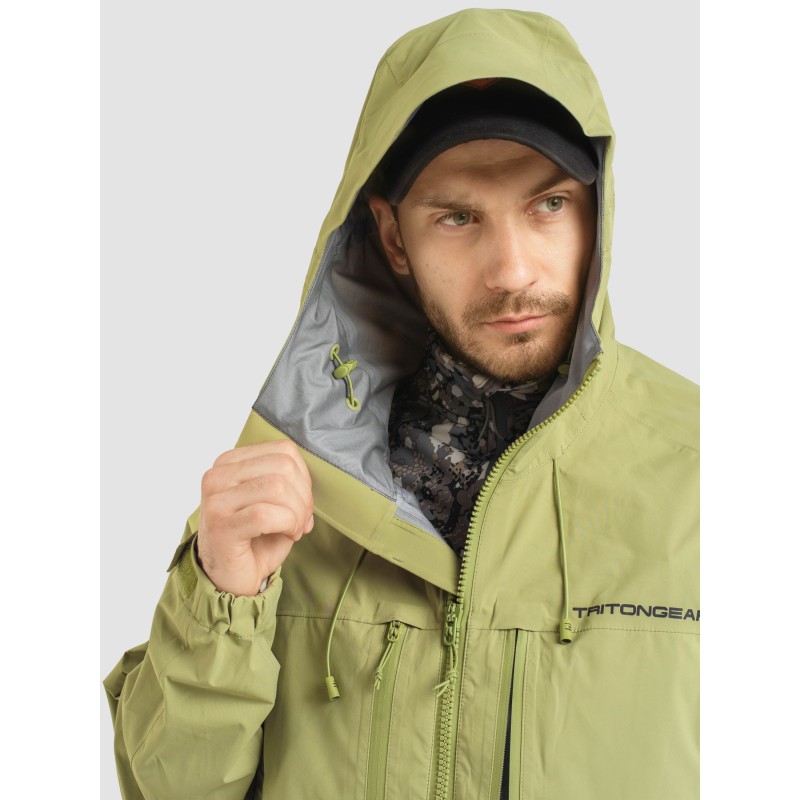 Костюм мужской Triton Gear Pike, ткань SoftTaslan, зеленый, размер 56-58, 182-188 см