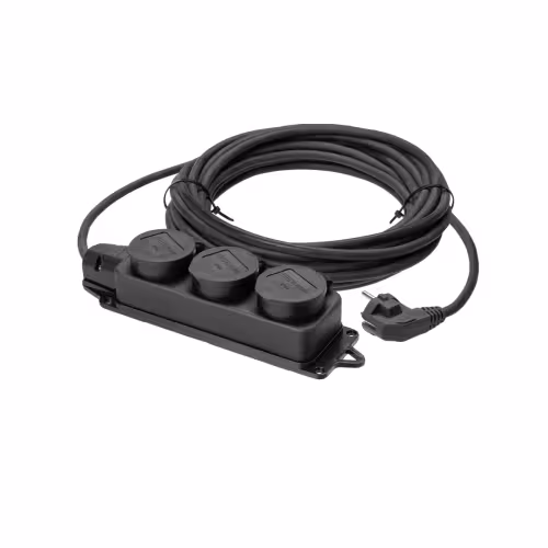 Удлинитель-шнур силовой трехместный TDM Electric УШз16-103 (16 А, 3.5 кВт, 10 м)