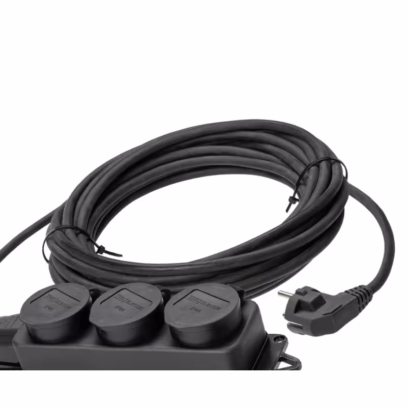 Удлинитель-шнур силовой трехместный TDM Electric УШз16-103 (16 А, 3.5 кВт, 10 м)