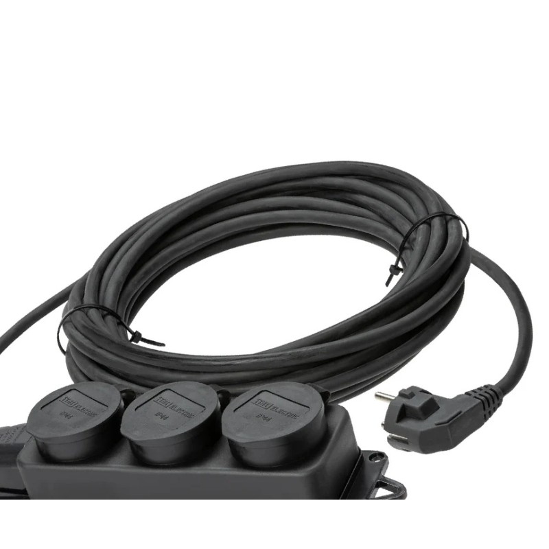 Удлинитель-шнур силовой трехместный TDM Electric УШз16-103 (16 А, 3.5 кВт, 10 м)