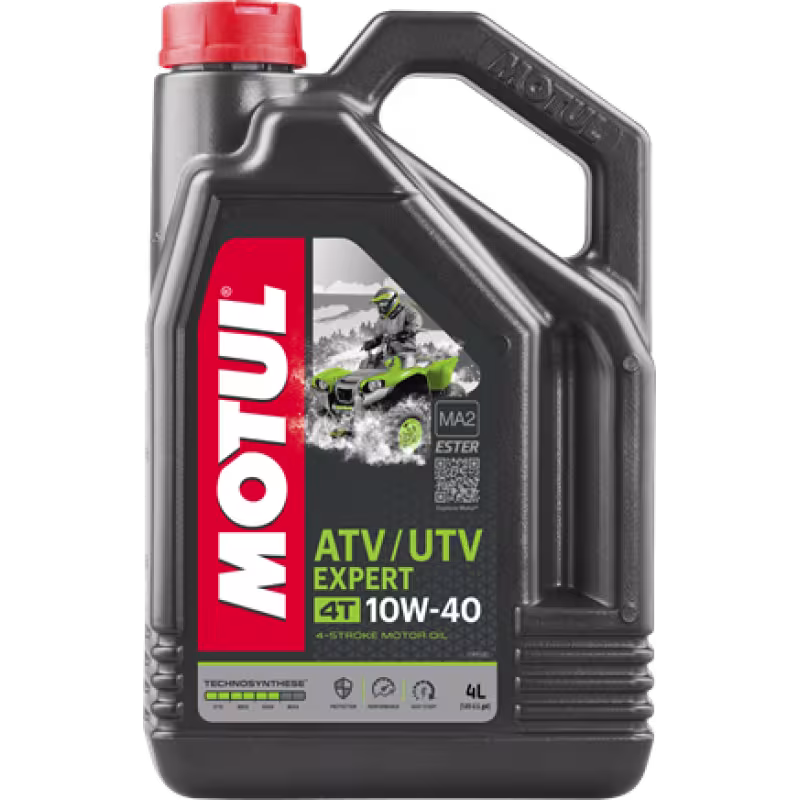 Масло моторное синтетическое для 4Т двигателей Motul ATV UTV Expert, 4 л