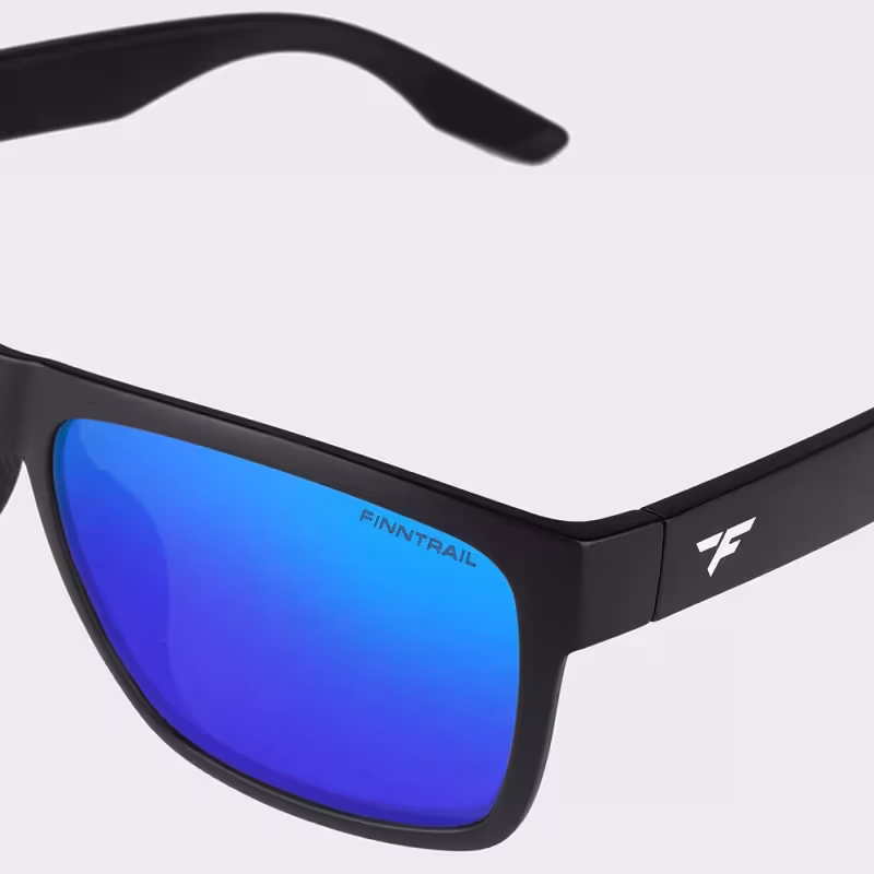 Очки поляризационные Finntrail Pursuit 1090 Blue, черный/синий, размер универсальный