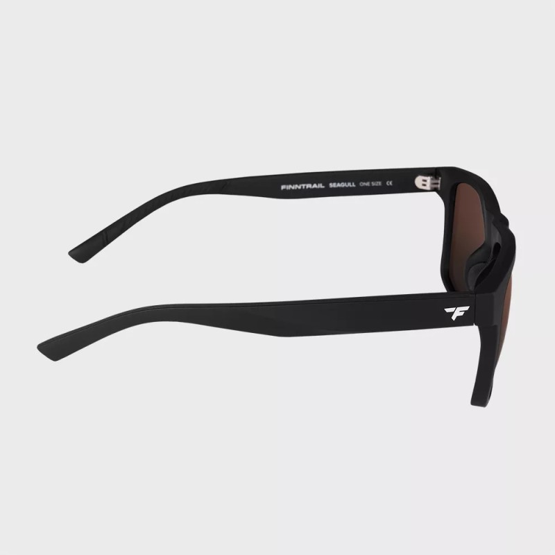 Очки поляризационные Finntrail Seagull 1091 Copper, черный/коричневый, раз-мер универсальный