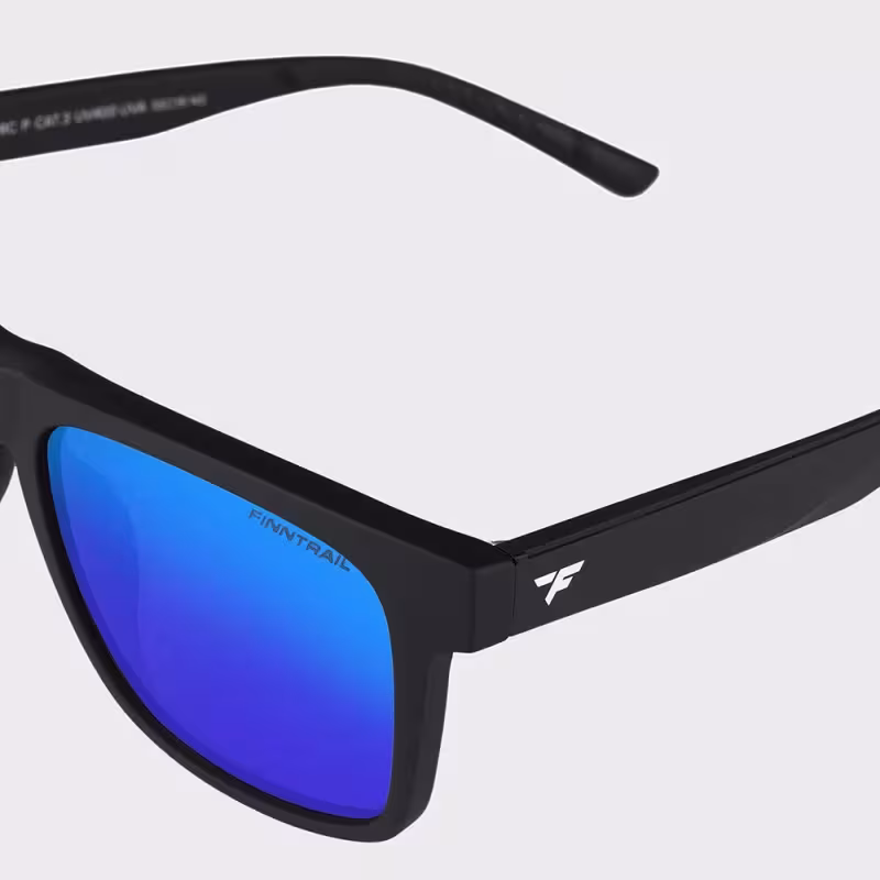 Очки поляризационные Finntrail Seagull 1091 Blue, черный/синий, размер универсальный