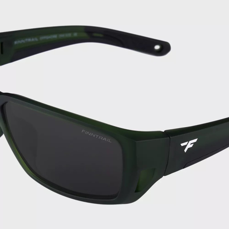 Очки поляризационные Finntrail Offshore 1092 Khaki, хаки/черный, размер универсальный