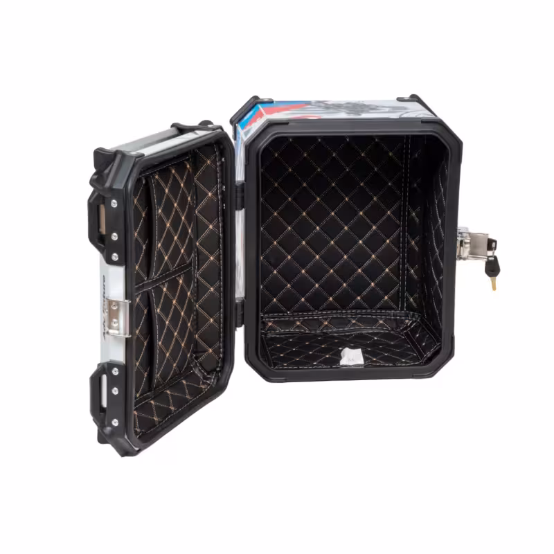 Кофр для мототехники Motoland алюминий, 45 л