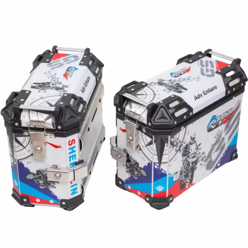 Кофры боковые для мототехники алюминий, 74 л