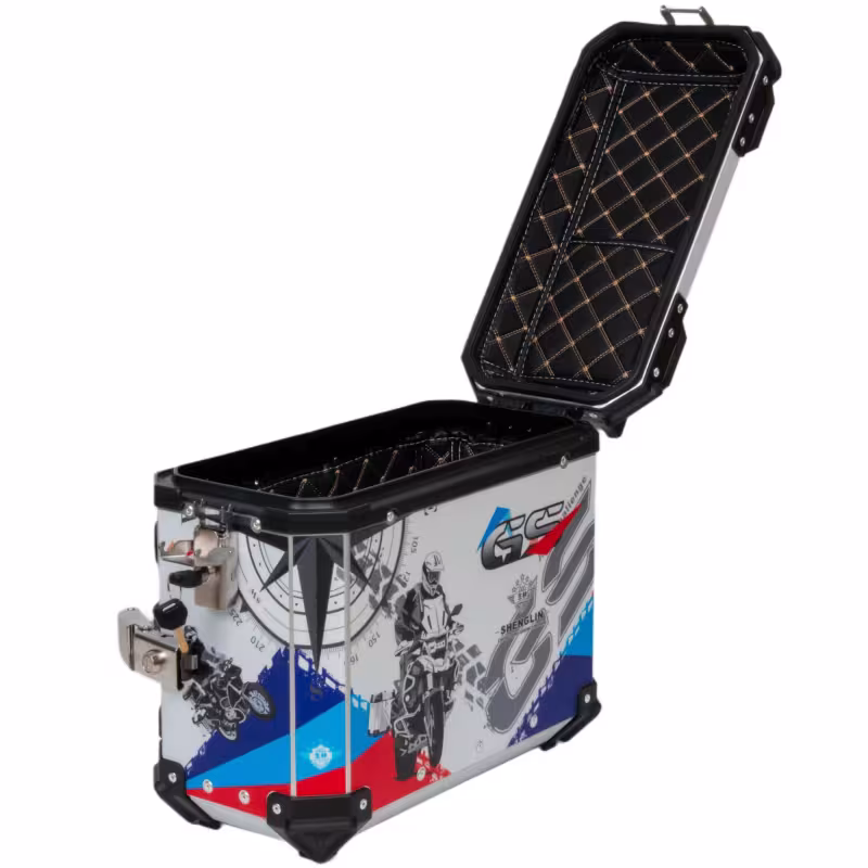 Кофры боковые для мототехники алюминий, 74 л