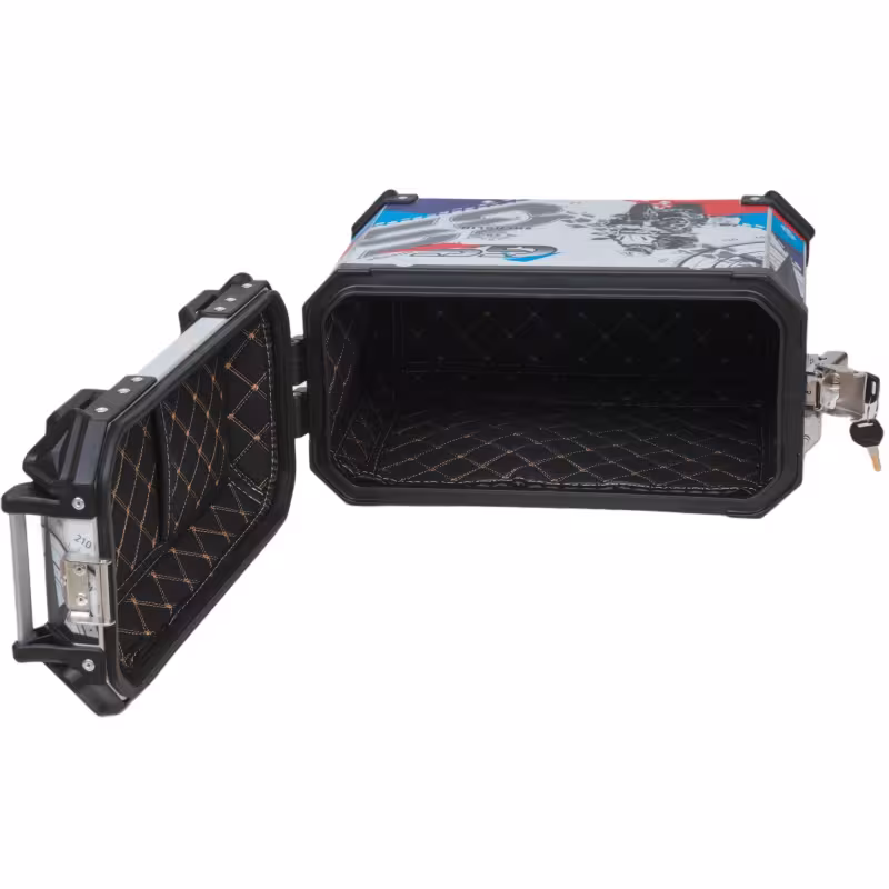 Кофры боковые для мототехники алюминий, 74 л