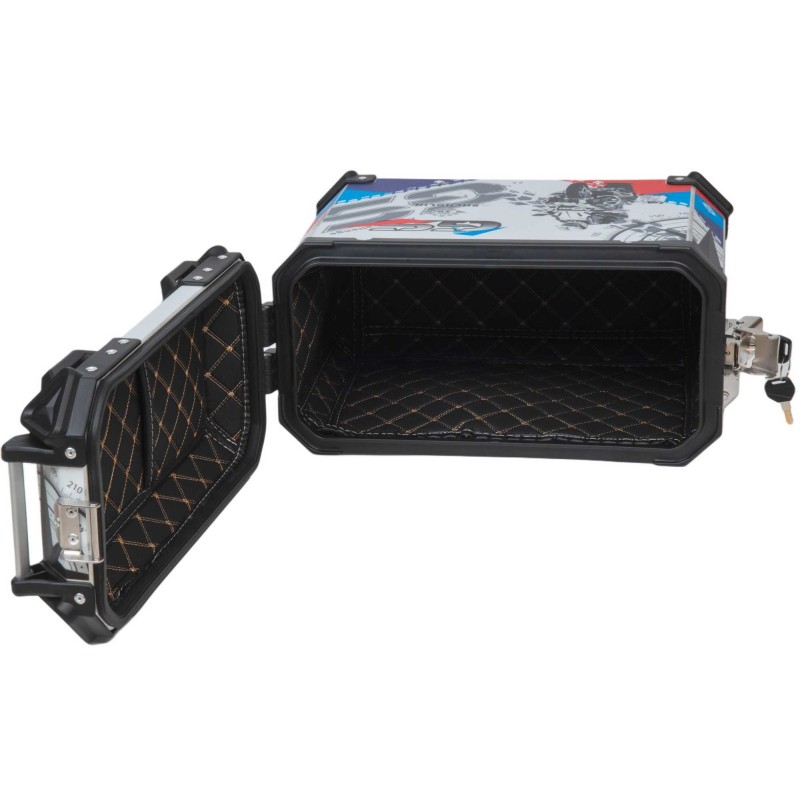 Кофры боковые для мототехники алюминий, 74 л