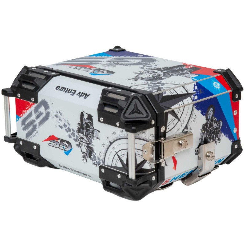 Кофры боковые для мототехники алюминий, 74 л