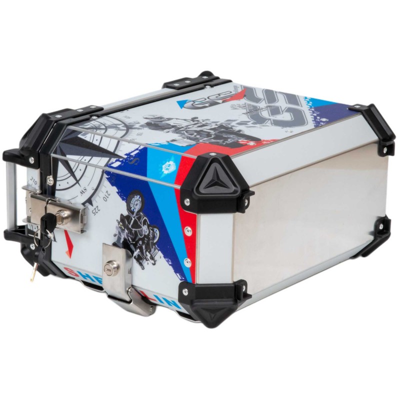 Кофры боковые для мототехники алюминий, 74 л