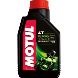 Масло моторное полусинтетическое для 4Т двигателей Motul 5100, 1 л