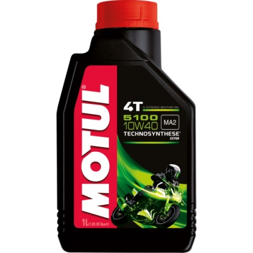 Масло моторное полусинтетическое для 4Т двигателей Motul 5100, 1 л