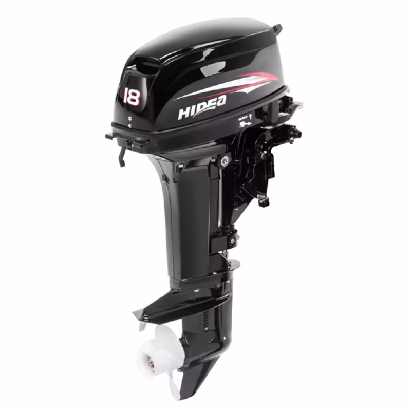 Лодочный мотор 2-тактный Hidea HD18FFEBS, 18 л.с.