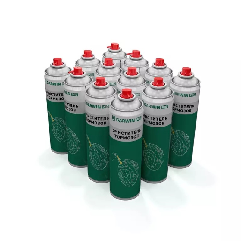 Очиститель тормозов Garwin Pro 973520-0650/12, 650 мл, 12 шт