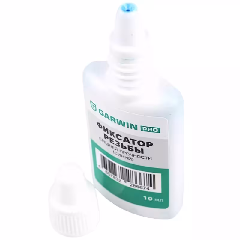 Фиксатор резьбы средней прочности Garwin Pro, 10 мл, синий