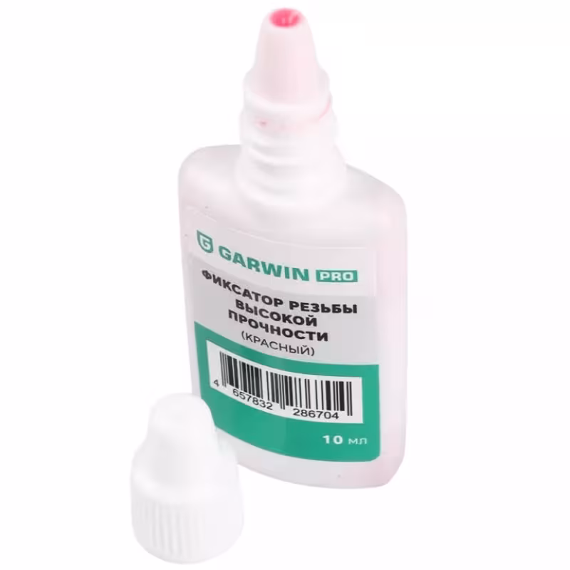 Фиксатор резьбы высокой прочности Garwin Pro, 10 мл, красный