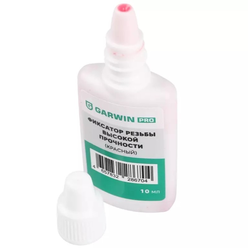 Фиксатор резьбы высокой прочности Garwin Pro, 10 мл, красный