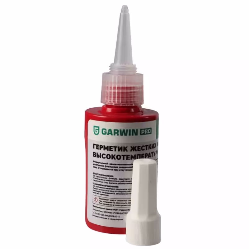 Герметик жестких фланцев высокотемпературный Garwin Pro 973530-0510, 50 мл, розовый