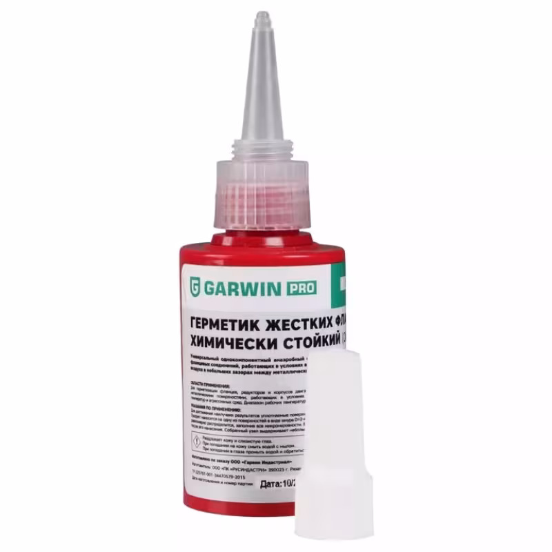 Герметик жестких фланцев химически стойкий Garwin Pro 973530-0574, 50 мл, оранжевый