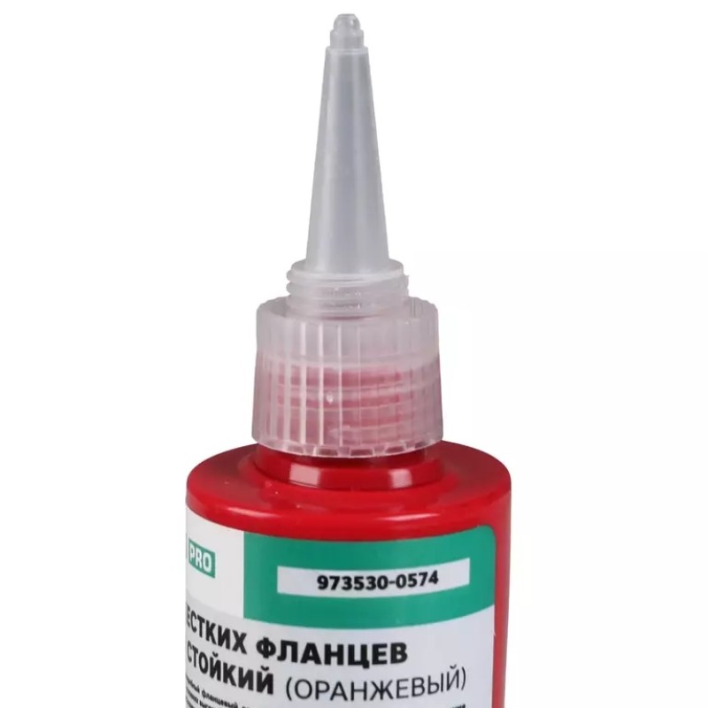 Герметик жестких фланцев химически стойкий Garwin Pro 973530-0574, 50 мл, оранжевый