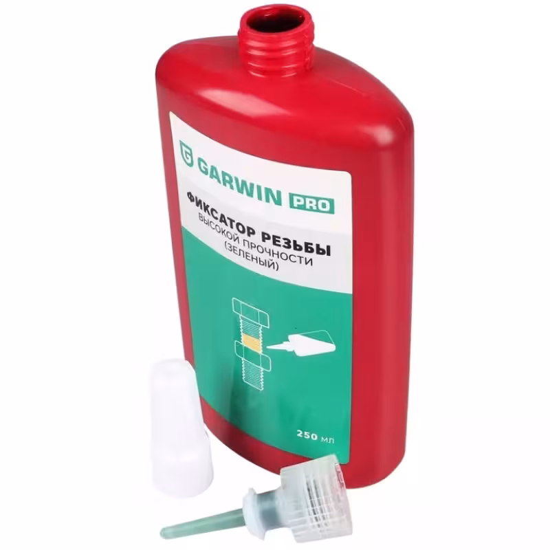 Фиксатор резьбы высокой прочности Garwin Pro, 250 мл, зеленый