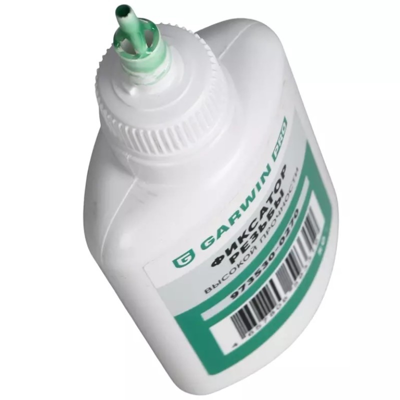 Фиксатор резьбы высокой прочности Garwin Pro, 50 мл, зеленый