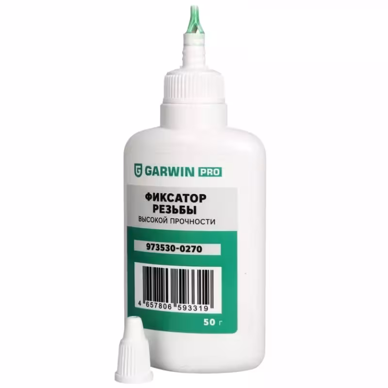 Фиксатор резьбы высокой прочности Garwin Pro, 50 мл, зеленый