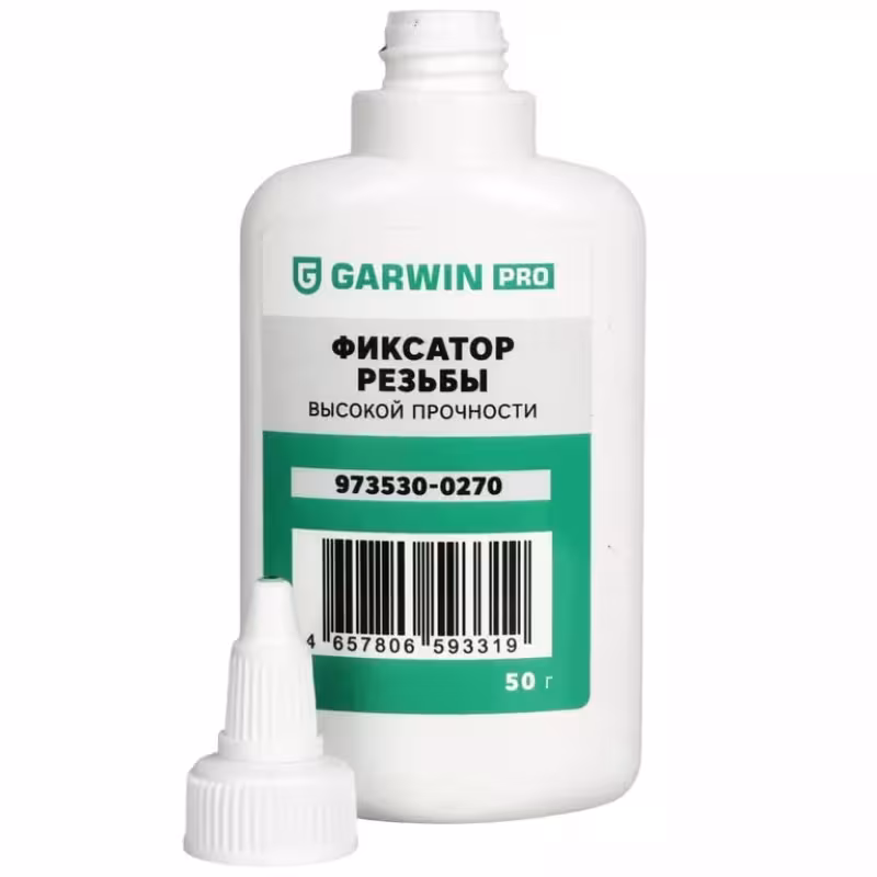 Фиксатор резьбы высокой прочности Garwin Pro, 50 мл, зеленый