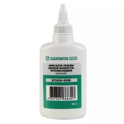 Фиксатор резьбы низкой вязкости Garwin Pro, 50 мл, зеленый