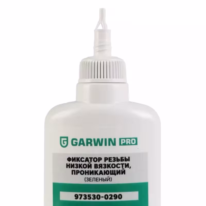 Фиксатор резьбы низкой вязкости Garwin Pro, 50 мл, зеленый