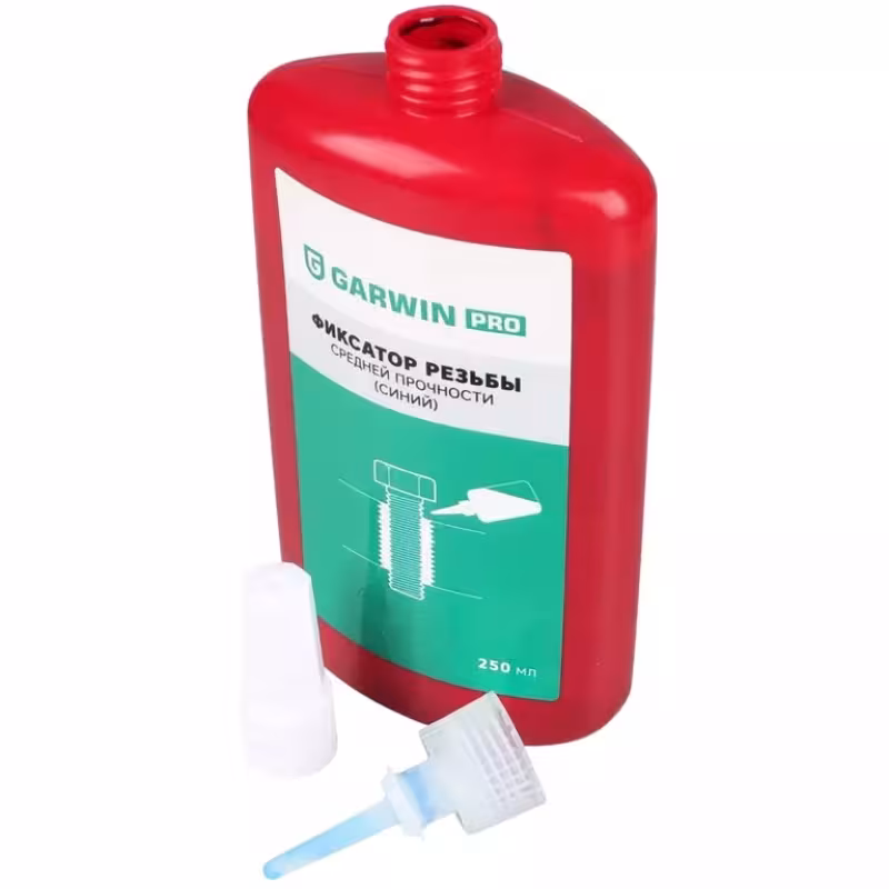 Фиксатор резьбы средней прочности Garwin Pro, 250 мл, синий