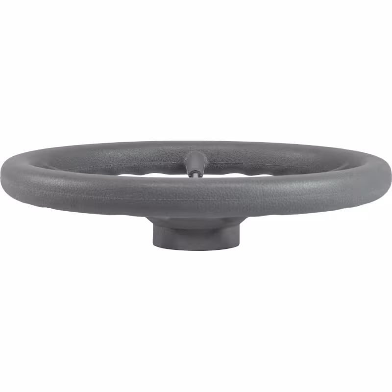 Колесо рулевое Volanti Luisi Riva RSL, серый, спицы серебряные, 320 мм