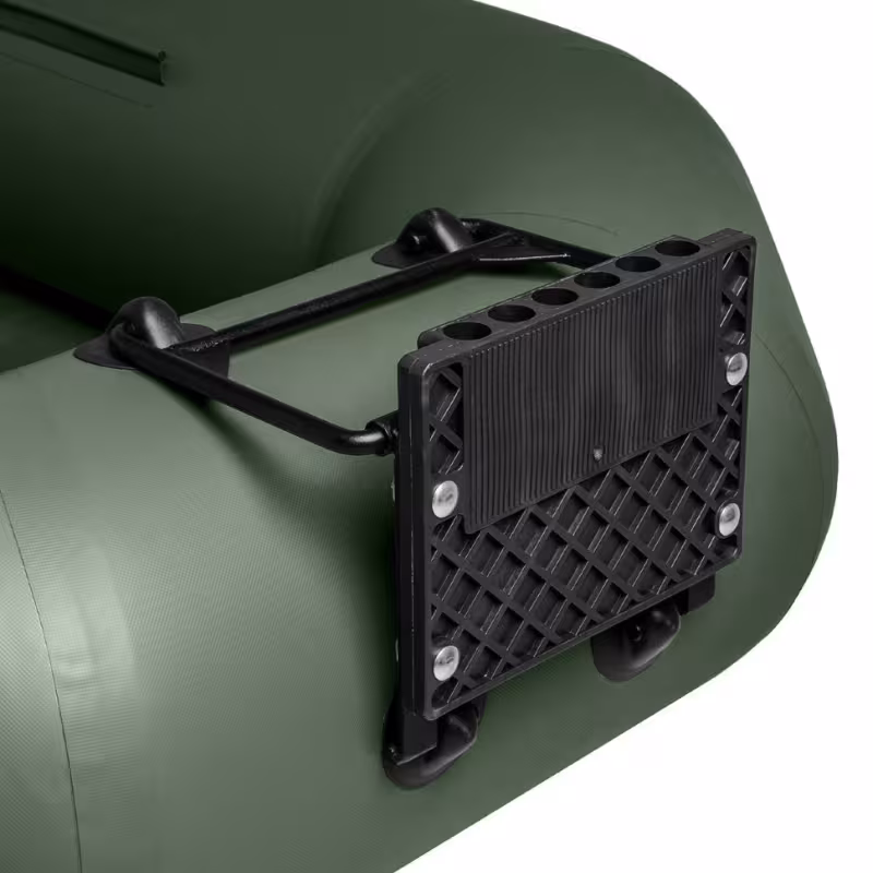 Лодка надувная ПВХ Тонар Шкипер А260НТ, НДНД, зеленый