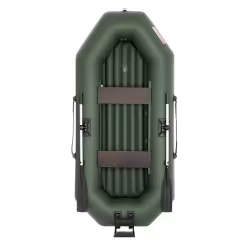 Лодка надувная ПВХ Тонар Шкипер А280НТ, НДНД, зеленый
