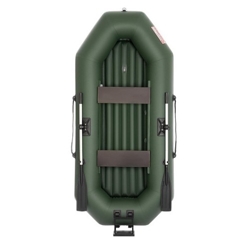 Лодка надувная ПВХ Тонар Шкипер А280НТ, НДНД, зеленый