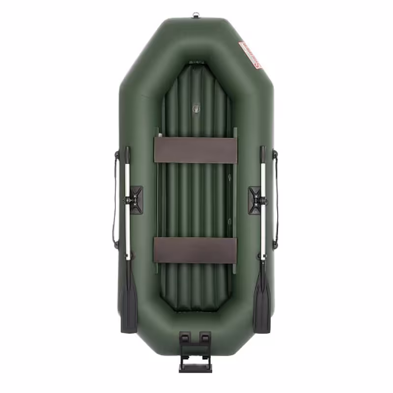 Лодка надувная ПВХ Тонар Шкипер А280НТ, НДНД, зеленый