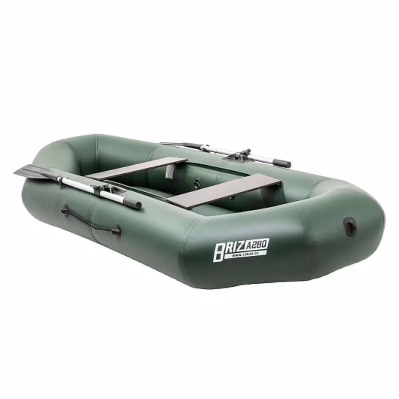Лодка надувная ПВХ Тонар Бриз  А280, НДНД, зеленый