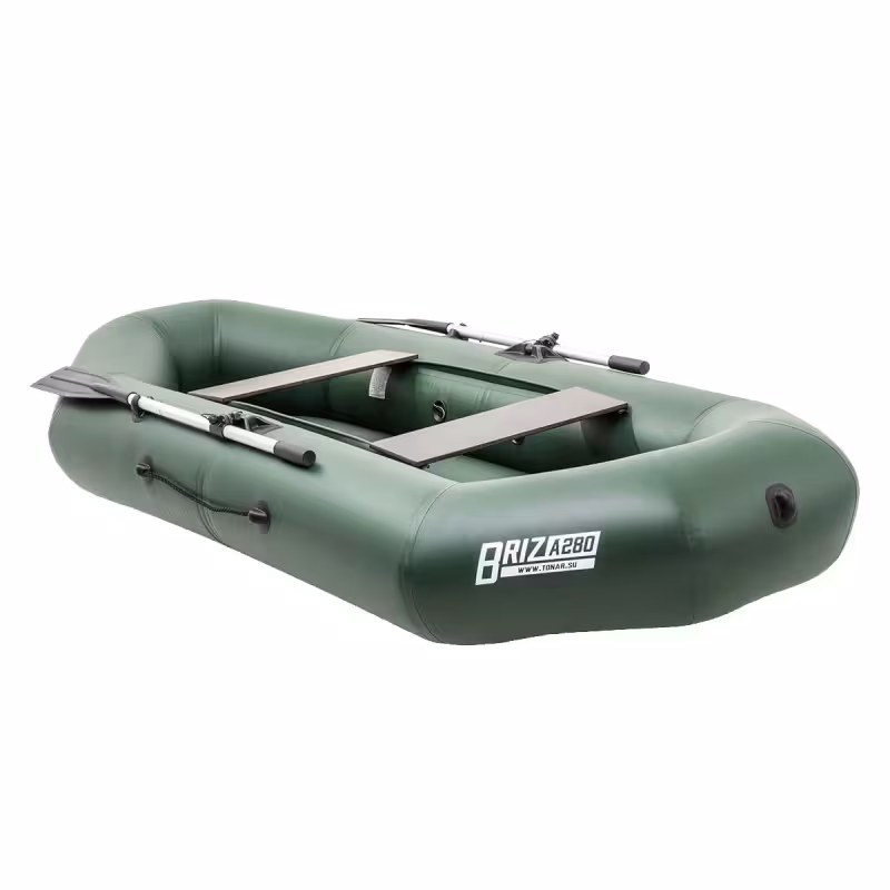 Лодка надувная ПВХ Тонар Бриз  А280, НДНД, зеленый