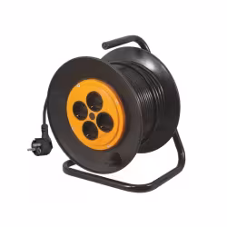 Удлинитель четырехместный на катушке (16 А, 3.5 кВт, 60 м)